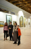 Посещение Святейшим Патриархом Кириллом выставки художника В.И. Нестеренко в Москве
