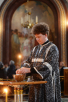 Slujirea Patriarhului în ziua de Vineri a Primei Săptămâni din Postul Mare. Liturghia Darurilor mai Înainte Sfințite în catedrala „Hristos Mântuitorul”, or. Moscova