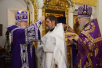 Slujirea Patriarhului în ziua de Sâmbătă a Primei Săptămândi din Postul Mare. Rânduiala sfințirii mari a bisericii „Sfinții Ierarhi Atanasie și Chiril ai Alexandriei” din Sivtsev Vrajek, or Moscova