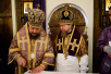 Slujirea Patriarhului în ziua de Sâmbătă a Primei Săptămândi din Postul Mare. Rânduiala sfințirii mari a bisericii „Sfinții Ierarhi Atanasie și Chiril ai Alexandriei” din Sivtsev Vrajek, or Moscova