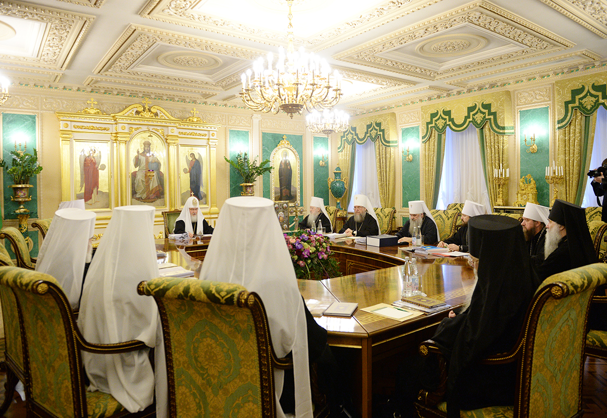 Ședința Sfântului Sinod al Bisericii Ortodoxe Ruse din 9 martie 2017