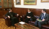 Mitropolitul de Volokolamsk Ilarion s-a întâlnit cu șeful Agenției protestante pentru diaconie din Germania