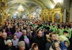 Утреня с чтением Акафиста Пресвятой Богородице в Богоявленском кафедральном соборе г. Москвы