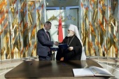 A fost semnat acordul de colaborare dintre Biserica Ortodoxă din Belarus și Muzeul de stat din Belarus de istorie a Marelui război pentru apărarea Patriei