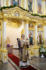 Патриаршее служение в Неделю 5-ю Великого поста в храме святого праведного Иоанна Русского в Фили-Давыдкове в Москве