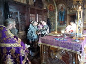 Перед началом первого в 2017 году заседания Священного Синода Украинской Православной Церкви в Киево-Печерской лавре совершена Литургия