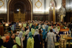 Патріарше служіння в переддень свята Благовіщення Пресвятої Богородиці в Храмі Христа Спасителя в Москві