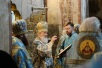 Патріарше служіння в свято Благовіщення Пресвятої Богородиці у Благовіщенському соборі Московського Кремля