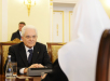 Зустріч Святішого Патріарха Кирила з Президентом Італійської Республіки Серджо Маттареллою
