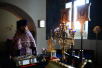 Патриаршее служение в канун Великого Четвертка в Марфо-Мариинской обители милосердия г. Москвы
