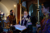 Slujirea Patriarhului în ajunul Joii Mari la mănăstirea carității „Sfintele Marta și Maria”