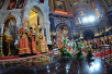 Пасхальна велика вечірня в Храмі Христа Спасителя в Москві