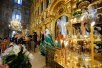 Slujirea Patriarhului în ziua de Marți din Săptămâna Luminată în Lavra „Sfânta Treime” a Cuviosului Serghie