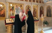 În Duminica a 2-a după Paști Sanctitatea Sa Patriarhul Chiril a săvârșit Dumnezeiasca Liturghie la biserica „Sfinții întocmai cu Apostolii Chiril și Metodiu” a centrului duhovnicesc-administrativ al Bisericii Ortodoxe Ruse din Sudul Rusiei