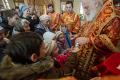 В день Радоницы Патриарший экзарх всея Беларуси совершил Литургию в Лазаревском храме на Северном кладбище Минска