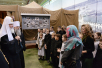 Vizita Patriarhului la Sanct-Petersburg. Vizitarea expoziției dedicate celei de a 73 aniversări de la eliberarea Leningradului de blocada fascistă