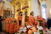 Slujirea Patriarhului la mănăstirea „Acoperământul Maicii Domnului”, or. Moscova. Dumnezeiasca Liturghie. Hirotonia arhimandritului Tarasii (Perov) în treapta de episcop de Velikiy Ustiug și Totma