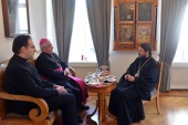 Mitropolitul de Volokolamsk Ilarion s-a întâlnit cu nunțiul Apostolic în Federația Rusă