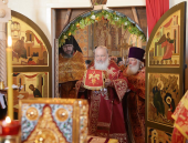 Святейший Патриарх Кирилл совершил Литургию в Никольском Шостьенском ставропигиальном женском монастыре