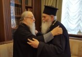 Почетный Патриарший экзарх всея Беларуси принял делегацию Элладской Православной Церкви