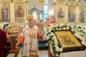 A avut loc aducerea Icoanei făcătoare de minuni a Maicii Domnului „Îmblânzirea inimilor împietrite” la eparhiile de Pavlodar, de Ust-Kamenogorsk și de Karaganda