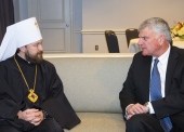 Митрополит Волоколамський Іларіон зустрівся з президентом Євангелістської асоціації Біллі Грема