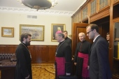 Митрополит Волоколамский Иларион встретился с католическим епископом Цельским Станиславом Липовшеком
