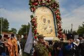 Ежегодный крестный ход с Моздокской иконой Богородицы продолжается во Владикавказской епархии