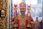 В Неделю о слепом Предстоятель Украинской Православной Церкви совершил Литургию в Киево-Печерской лавре