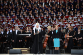 Sanctitatea Sa Patriarhul Chiril s-a adresat către participanții la concertul din Piața Roșie dedicat Zilei scrisului și culturii slave