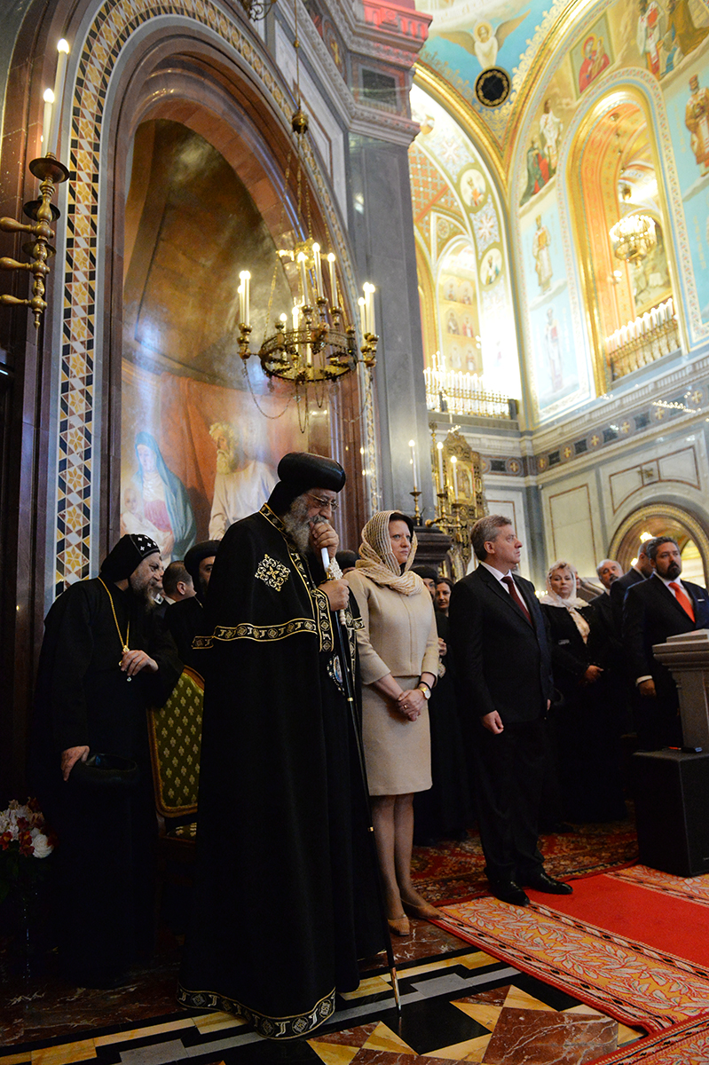 Патриаршее служение в день памяти святых равноапостольных Мефодия и Кирилла в Храме Христа Спасителя в Москве