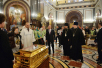 Посещение Президентом России В.В. Путиным Храма Христа Спасителя в Москве