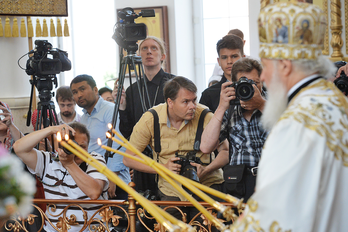 Патриарший визит в Киргизскую Республику. Освящение Воскресенского кафедрального собора в Бишкеке