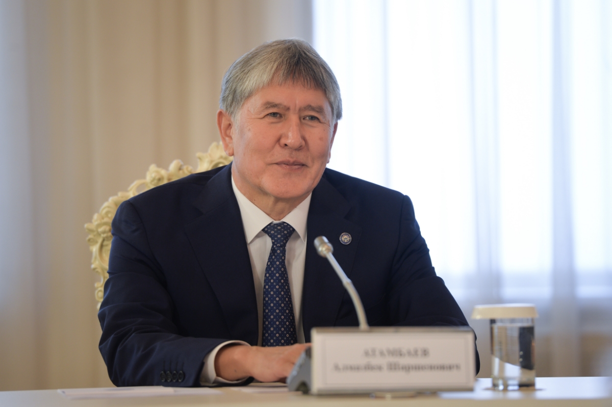 Патриарший визит в Киргизскую Республику. Встреча с Президентом Кыргызстана А.Ш. Атамбаевым
