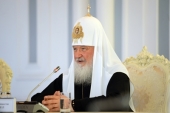 Відбулася зустріч Святішого Патріарха Кирила з Президентом Киргизької Республіки А.Ш. Атамбаєвим