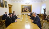 Președintele Departamentului pentru relațiile externe bisericești al Patriarhiei Moscovei s-a întâlnit cu ministrul turismului și monumentelor de istorie al Statului Palestina