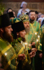 Slujirea Patriarhului în ajunul sărbătorii Sfintei Treimi în Lavra „Sfânta Treime” a Cuviosului Serghie