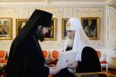 Ipopsifierea arhimandritului Serafim (Amelcenkov) în treapta de episcop de Liubertsy, a arhimandritului Meletii (Pavliucenkov) în treapta de episcop de Roslavl, a arhimandritului Axii (Lobov) în treapta de episcop de Nercinsk și a arhimandritului Foma (Demciuk) în treapta de episcop de Gdov