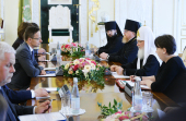 Întâlnirea Sanctității Sale Patriarhul Chiril cu ministrul pentru relațiile economice externe și afacerile externe al Ungariei Peter Szijjarto