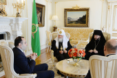 Întâlnirea Sanctității Sale Patriarhul Chiril cu ambasadorul Armeniei în Rusia Vardan Toganean