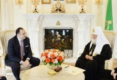 Состоялась встреча Святейшего Патриарха Кирилла с послом Армении в России Варданом Тоганяном
