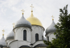 Vizita Patriarhului la Mitropolia de Novgorod. Privegherea în catedrala „Sfânta Sofia” din Velikiy Novgorod