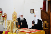 Патриарший визит в Новгородскую митрополию. Посещение Юрьева монастыря