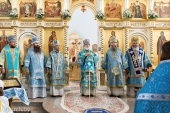 Патриарший экзарх всея Беларуси возглавил торжества по случаю праздника Сукневичской иконы Божией Матери в городе Сморгони