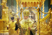 Патріарший візит до Санкт-Петербурга. Літургія в Петропавлівському соборі