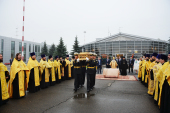 У Москві відбулися урочисті проводи ковчега з частиною мощів святителя Миколая Чудотворця