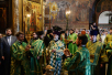 Slujirea Patriarhului în Lavra „Sfânta Treime” a Cuviosului Serghie. Privegherea în ajunul zilei de pomenire a Sfântului Cuvios Serghie de Radonej
