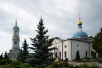 Slujirea Patriarhului în ajunul sărbătorii în cinstea Icoanei Maicii Domnului de Kazan la mănăstirea Optina