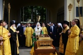 Завершилося перебування мощей святителя Миколая Чудотворця в Росії