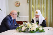 A avut loc convorbirea Sanctității Sale Patriarhul Chiril cu guvernatorul regiunii Nijniy Novgorod V.P. Șantsev și mitropolitul de Nijniy Novgorod și Arzamas Gheorghii